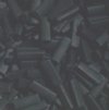 50g 10x3mm Matte Black Tile Beads